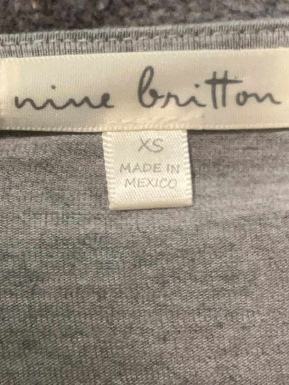 Nine Britton Grey Twist Knot-Front Maxi Dress - Size XS - Like New - Picture 7 of 8